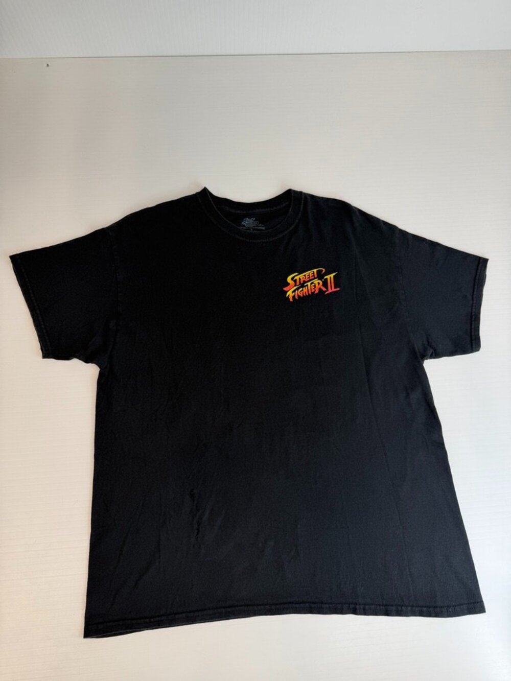 Street Fighter 2 Shirt Men Large Collect Chun Li Ryu Ken Blanka Work Party Go